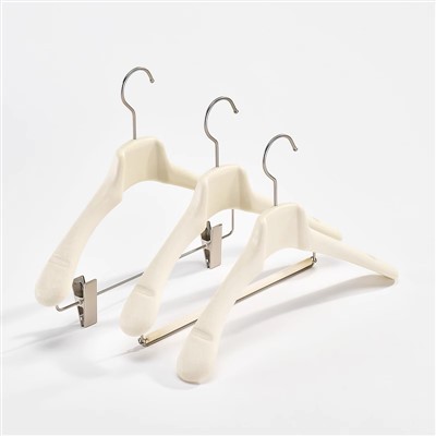 Penggantung plastik putih tebal